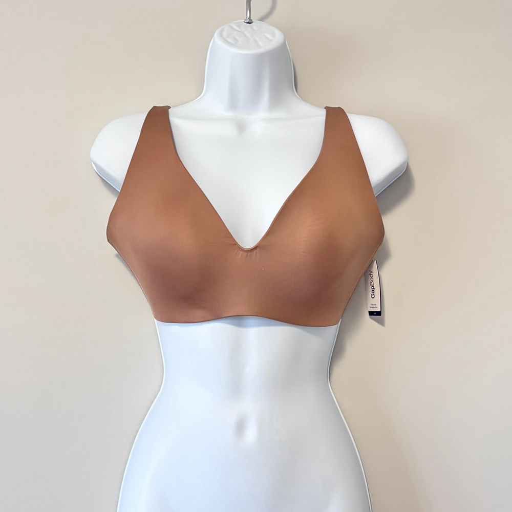 GAP GapBody Women's Size 34B Dark Beige Everyday Essentials Wireless Bra NWT - Picture 3 of 6